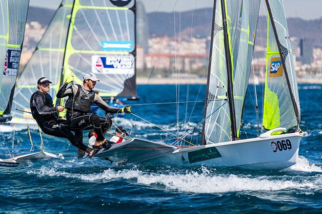 Outteridge and Jensen 49er European Championship 2016  © Beau Outteridge